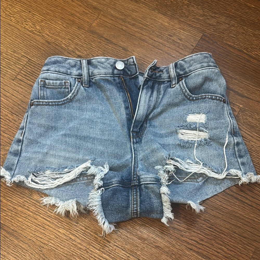 Denim Distressed Women's Shorts